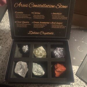 Aries Zodiac Crystal Set
